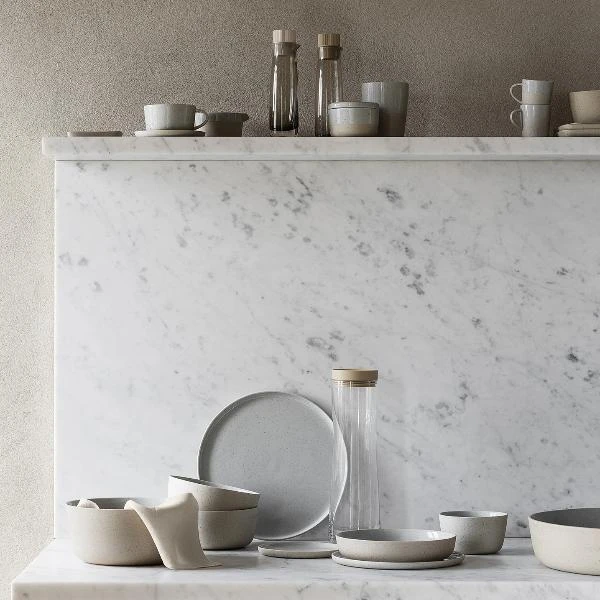 Ceramic Stoneware Handleless Mug Set Of 4 - SABLO 4 Ceramic Stoneware Handleless Mug Set Of 4 - SABLO