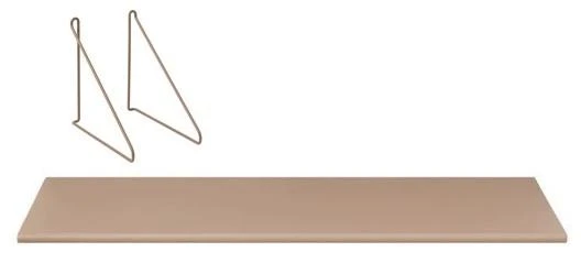 PANOLA Wall Shelf With Coordinating Wall Brackets - Set 1 PANOLA Wall Shelf With Coordinating Wall Brackets - Set