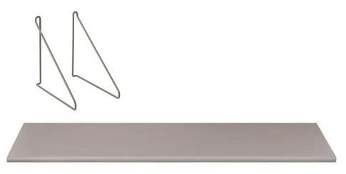 PANOLA Wall Shelf With Coordinating Wall Brackets - Set 2 PANOLA Wall Shelf With Coordinating Wall Brackets - Set