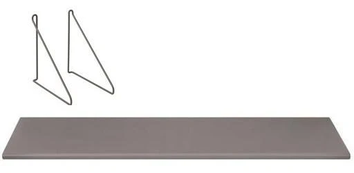 PANOLA Wall Shelf With Coordinating Wall Brackets - Set 3 PANOLA Wall Shelf With Coordinating Wall Brackets - Set