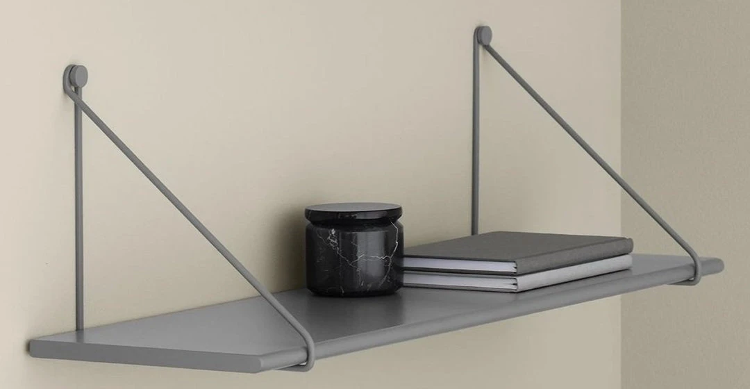 PANOLA Wall Shelf With Coordinating Wall Brackets - Set 8 PANOLA Wall Shelf With Coordinating Wall Brackets - Set