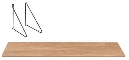 PANOLA Wall Shelf With Coordinating Wall Brackets - Set 4 PANOLA Wall Shelf With Coordinating Wall Brackets - Set