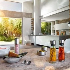 ALINJO Oil And Vinegar Serving Set With Stainless Steel Lid