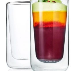 NERO Glasses - 11 Ounce - Set Of 2 Kitchen