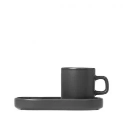 Endlessly Versatile, Small Space Friendly PILAR Espresso Cups With Trays, Set Of 2 15 Endlessly Versatile, Small Space Friendly PILAR Espresso Cups With Trays, Set Of 2