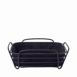 DELARA Black Wire Serving Basket Baskets