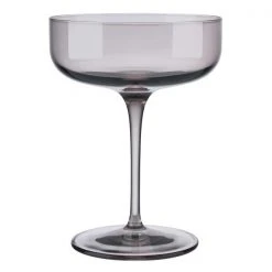 FUUM Champagne Saucer Glasses - 10 Ounce - Set Of 4 Dining Together