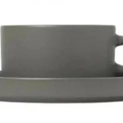 Dining Together PILAR Tea Cups With Saucers, 6 Oz, Set Of 2