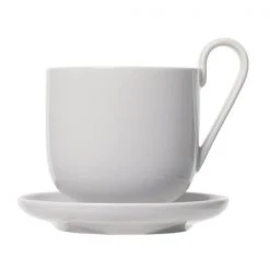 RO Porcelain Coffee Cups And Saucers Sets Of 2 Dining Together