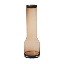 Now Trending LUNGO Water Carafe - 37 Ounce - With Oak Lid