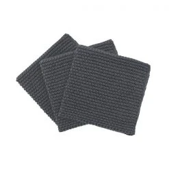 WIPE PERLA Knitted Dish Cloths - Set Of 3 - Cotton Now Trending