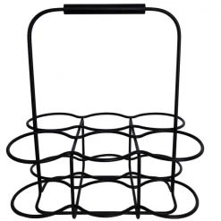 New Arrivals WIRES 6 Bottle Carrier With Handle - Black