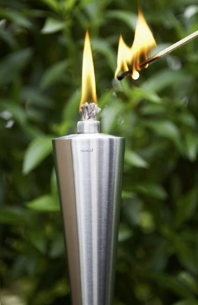 ORCHOS Stainless Steel Outdoor Garden Torch - Cone 2 ORCHOS Stainless Steel Outdoor Garden Torch - Cone