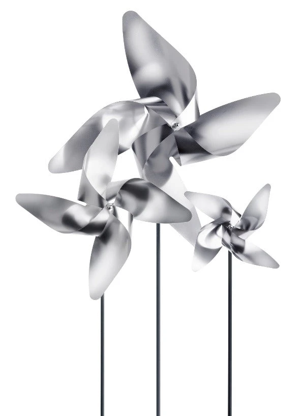 VIENTO Garden Pinwheel - Traditional 4 Petal - Medium 2 VIENTO Garden Pinwheel - Traditional 4 Petal - Medium