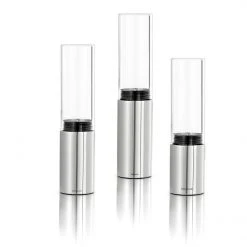 FARO Home Decor Tealight Holders - Polished - Set Of 3