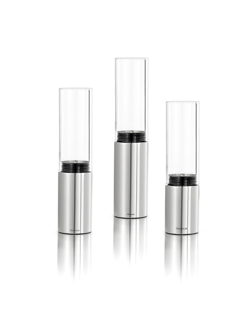 FARO Home Decor Tealight Holders - Polished - Set Of 3 1 FARO Home Decor Tealight Holders - Polished - Set Of 3