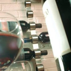 CIOSO Endlessly Versatile, Small Space Friendly Stainless Steel Wall Mounted Wine Rack