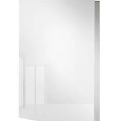 VELIO Glass Magnet Board W/Key Box - White Or Grey - 11.8 X 15.8 Inches The Clean Look Of All White