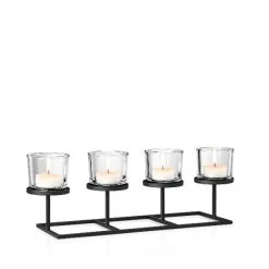 NERO Home Decor Tealight Holder With Rectangle Base