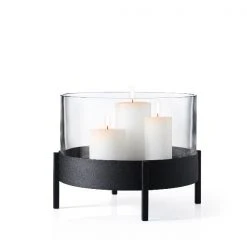NERO Pillar Candle Tray Home Decor