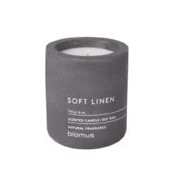 (FRAGA) The Clean Look Of All White Scented Candle In Concrete Container - Small