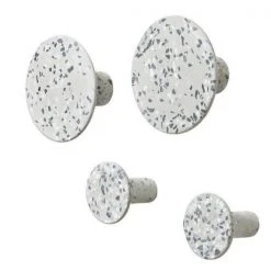 PONTO The Clean Look Of All White Wall Hooks - Set Of 4