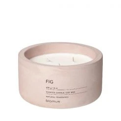 (FRAGA) Scented Candle In Concrete Container - 3 Wick