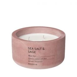 (FRAGA) Scented Candle In Concrete Container - 3 Wick