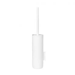 The Clean Look Of All White Wall Mounted Toilet Brush - MODO