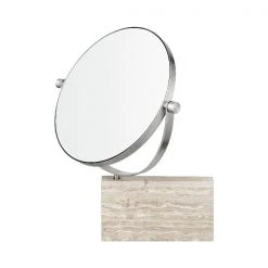 New Arrivals LAMURA Marble Wall-Mounted Vanity Mirror
