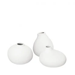 NONA Porcelain Mini Vases - Set Of 3 New Arrivals 14 NONA Porcelain Mini Vases - Set Of 3 New Arrivals