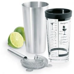 LOUNGE Stainless Steel Boston Cocktail Shaker Set