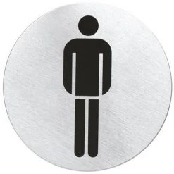 SIGNO Men's Restroom Door Sign - 50% Off Retail