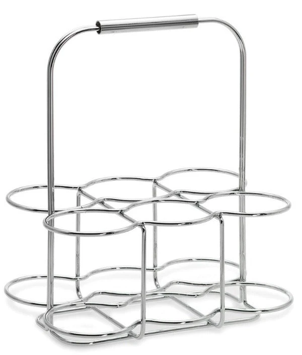 WIRES Storage 6 Bottle Carrier With Handle 2 WIRES Storage 6 Bottle Carrier With Handle