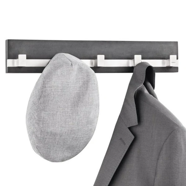 MENOTO Storage & Organization Wall Mounted 5 Hook Coat Rack 1 MENOTO Storage & Organization Wall Mounted 5 Hook Coat Rack