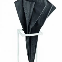MENOTO Stainless Steel Umbrella Stand W/Polystone Base