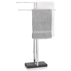 MENOTO Bath Free Standing Towel Rack - Polished
