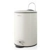 Pedal Bin Wastepaper Basket - TUBO The Clean Look Of All White