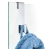 Glass Door Shower Hook - Polished - AREO Endlessly Versatile, Small Space Friendly