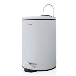 Pedal Bin Wastepaper Basket - TUBO The Clean Look Of All White
