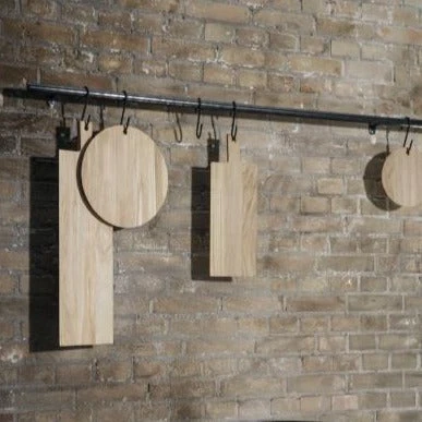 BORDA Kitchen Oak Cutting Board Round 8 Inch 2 BORDA Kitchen Oak Cutting Board Round 8 Inch