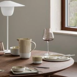 Ceramic Stoneware Handleless Mug Set Of 4 - SABLO 12 Ceramic Stoneware Handleless Mug Set Of 4 - SABLO