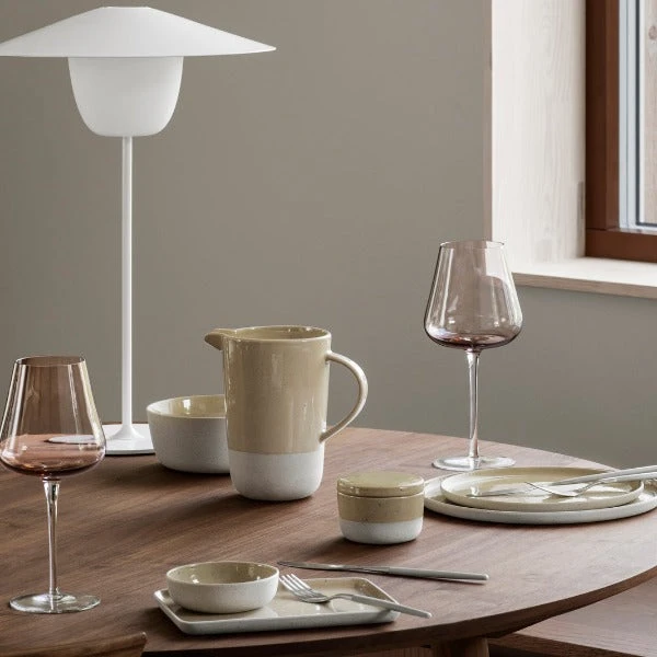 Ceramic Stoneware Egg Cup With Base - Set Of 2 - SABLO New Arrivals 6 Ceramic Stoneware Egg Cup With Base - Set Of 2 - SABLO New Arrivals