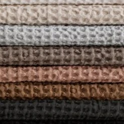 CARO The Clean Look Of All White Waffle Bathroom Washcloth 12 X 12 Set Of 2