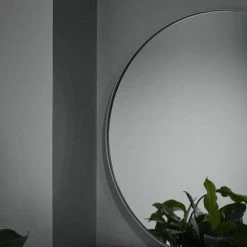 A Welcoming Entry RIM Accent Mirror - Smoke - 31 Inch