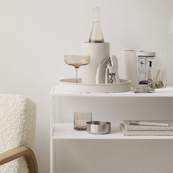 FUUM Champagne Saucer Glasses - 10 Ounce - Set Of 4 Dining Together