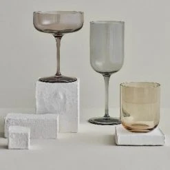 FUUM Champagne Flute Glasses - 7 Ounce - Set Of 4 Dining Together