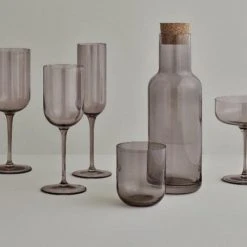 FUUM Champagne Flute Glasses - 7 Ounce - Set Of 4 Dining Together