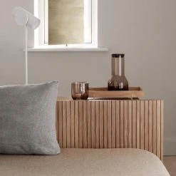 LUNGO Water Carafe - 20 Ounce - With Oak Lid Now Trending